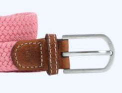 Handpicked - billy belt Women Plain Braid Belt Pink