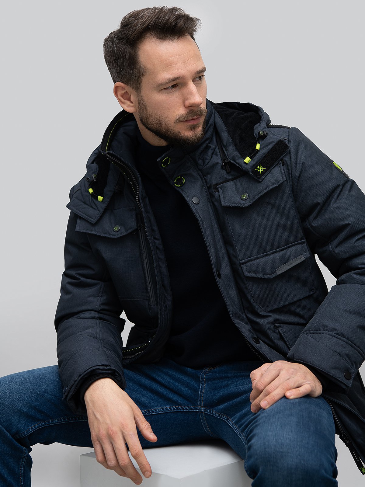 Handpicked - Lerros Long Jacket - Lebanon