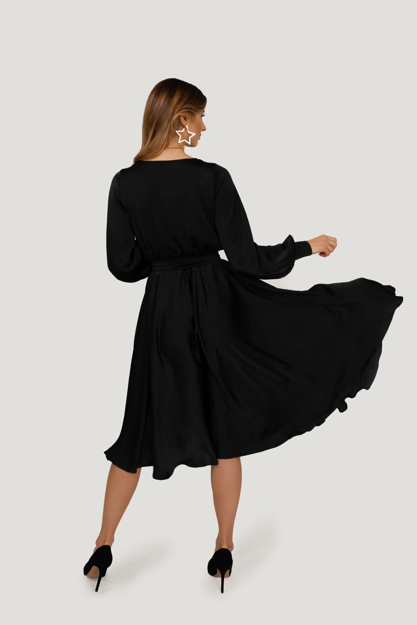 HAndpicked - Swing Silky Casual Dress - LEbanon