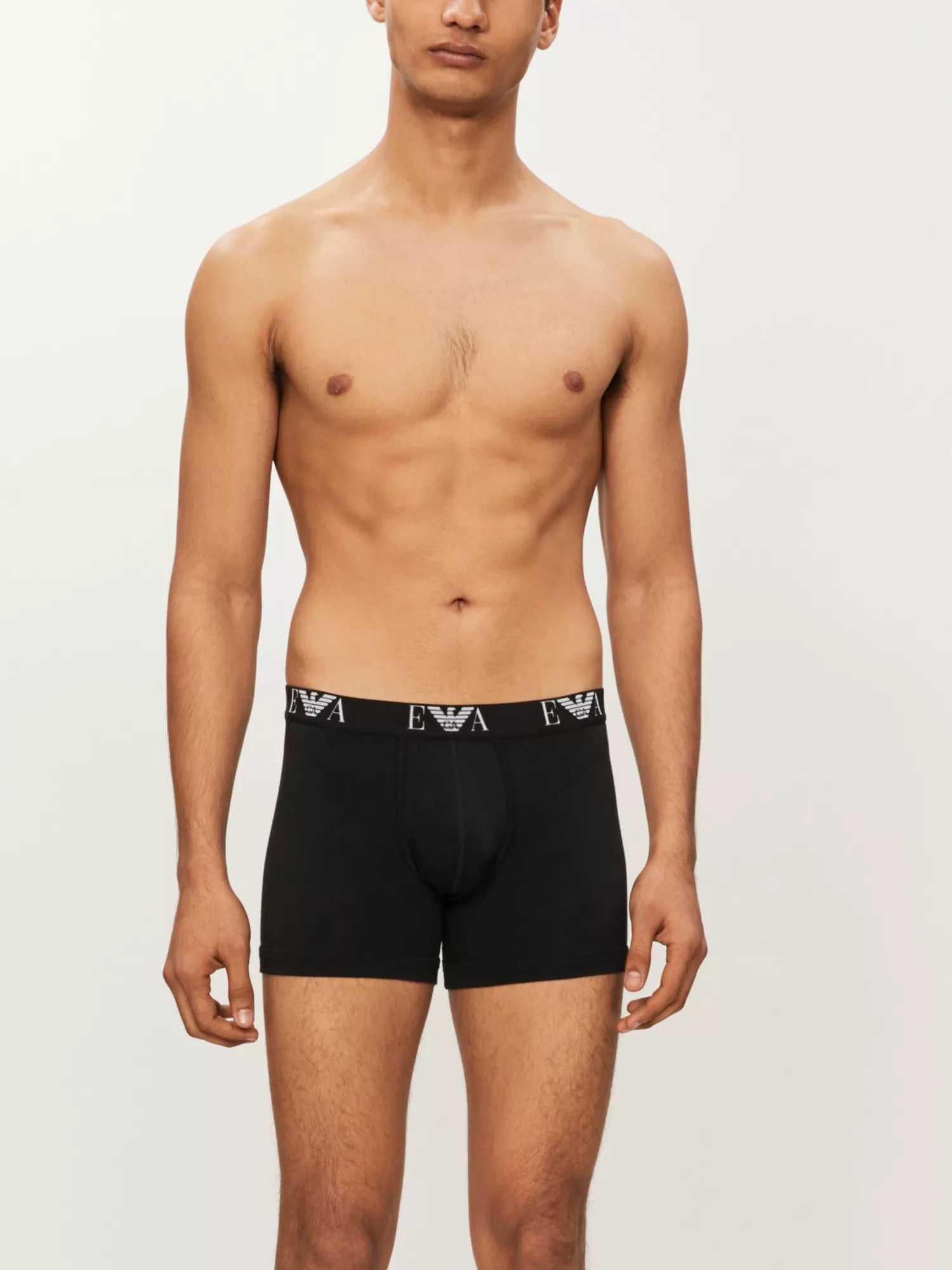 Men's Black Boxers With Logo