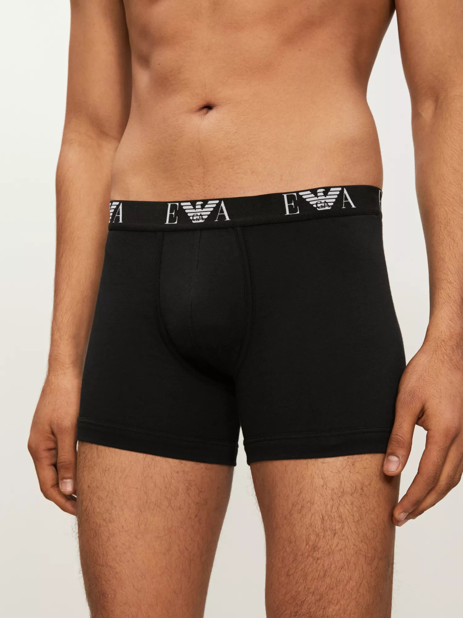 Men's Black Boxers With Logo