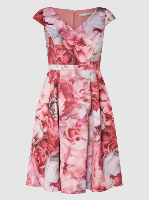 HAndpciekd - CHristian Berg Casual Floral Dress - Lebanon