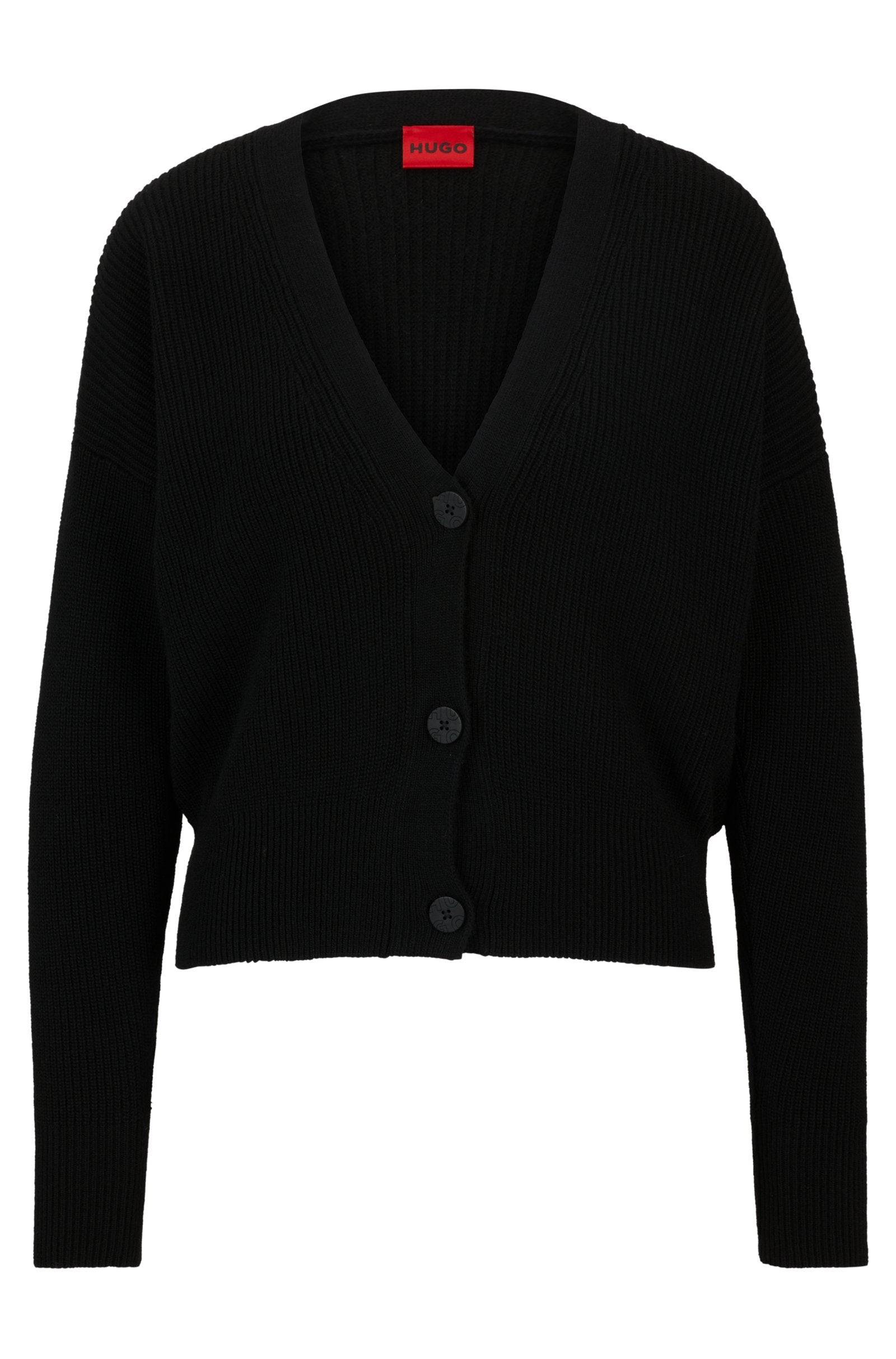 V-NECK CARDIGAN WITH WOOL AND CASHMERE