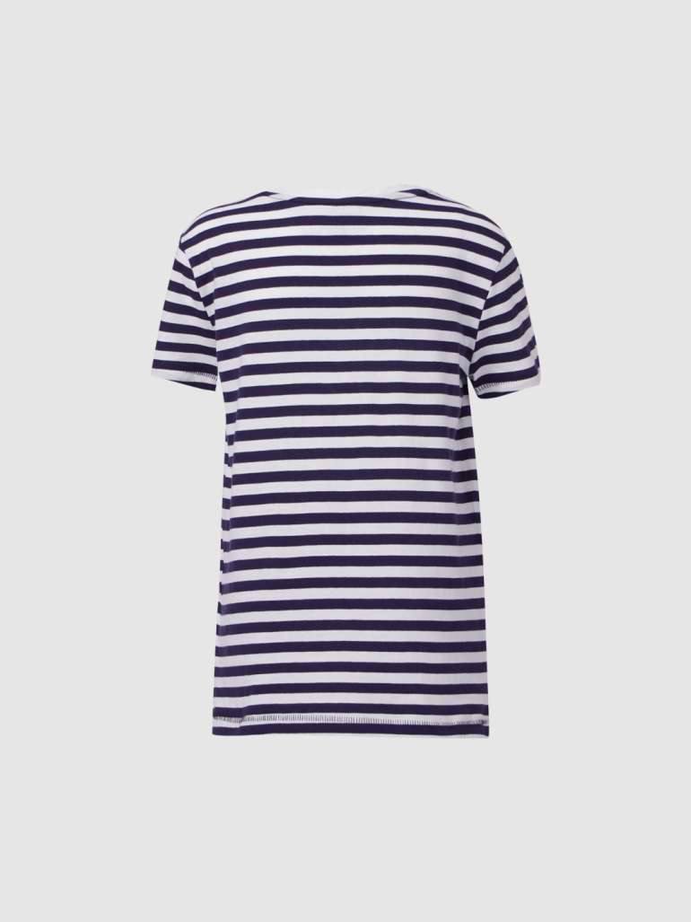 Striped Cotton Blend T Shirt-KidsOnly-HandPicked-Lebanon-Outlet 