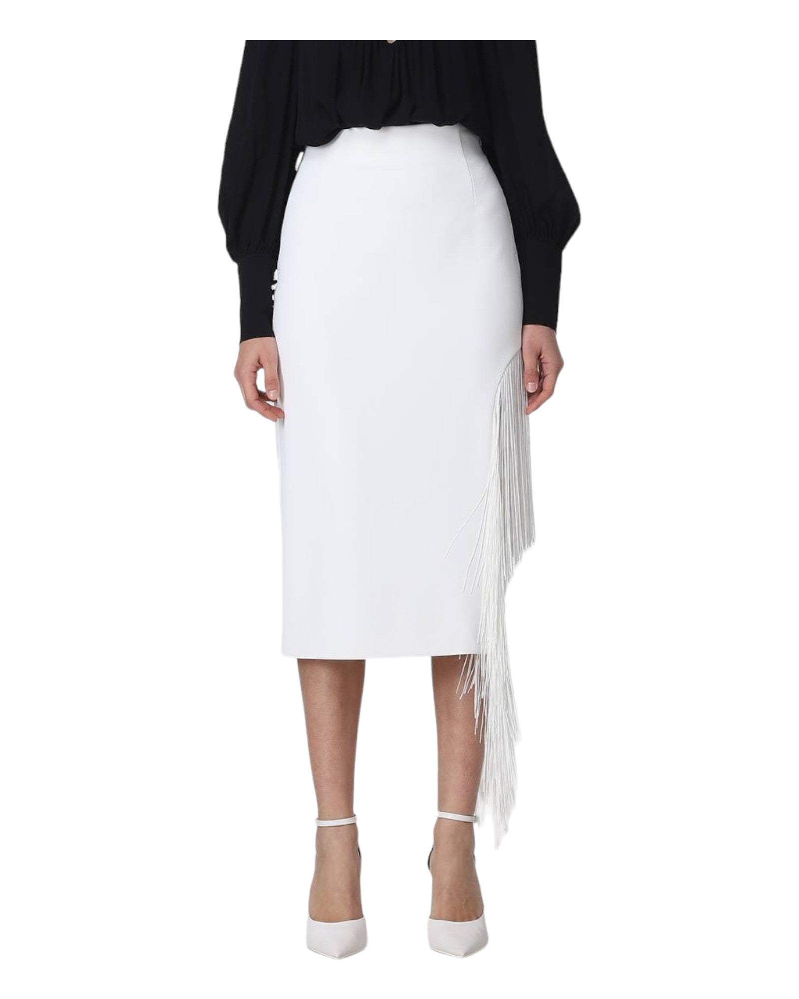 PINKO Tonga Off-White Skirt-HandPicked-Lebanon