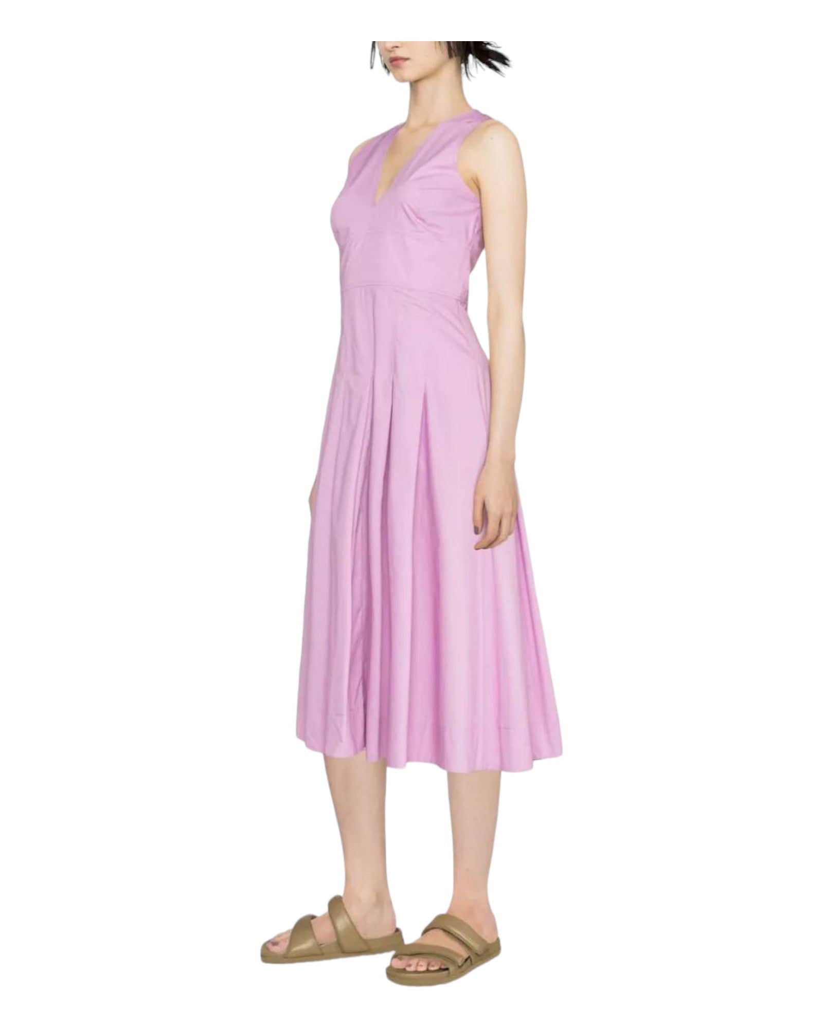 PINKO Light Purple Women's Midi Dress-HandPicked-Lebanon