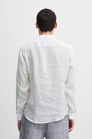 White Linen Shirt for Men-HandPicked-Lebanon