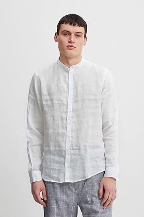 White Linen Shirt for Men-HandPicked-Lebanon