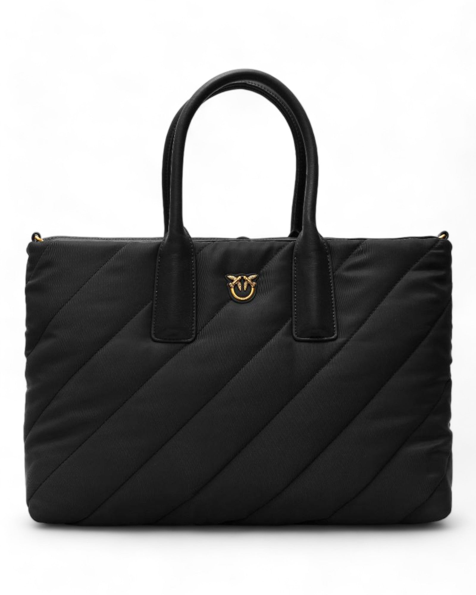 Black Quilted Pinko Handbag-HandPicked-Lebanon