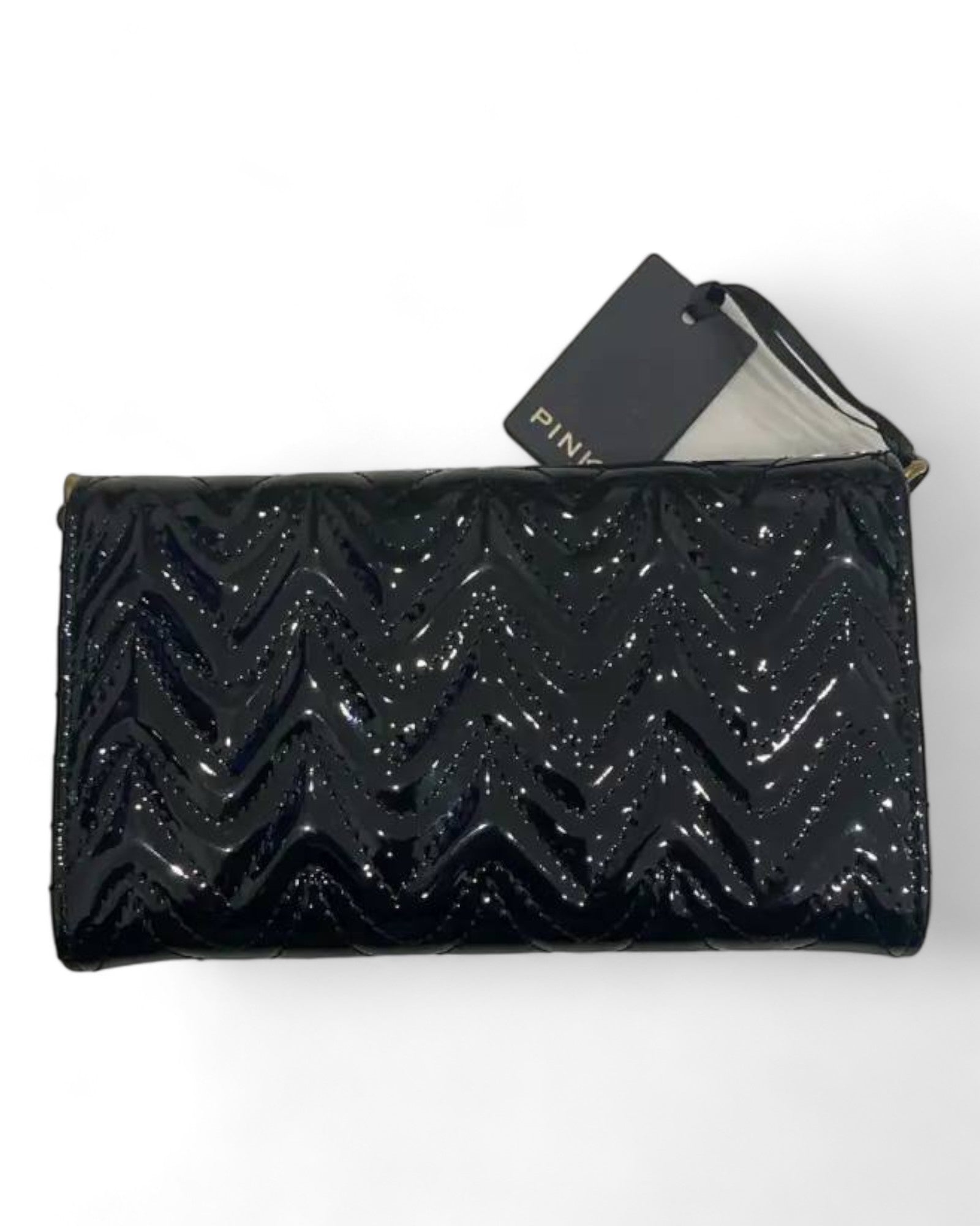 Leather Clutch Pinko Bag-HandPicked-Lebanon