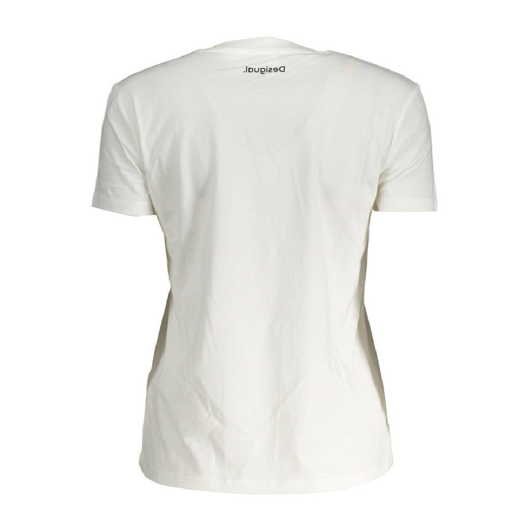 Handpicked - Desigual Women White T-shirt - Lebanon