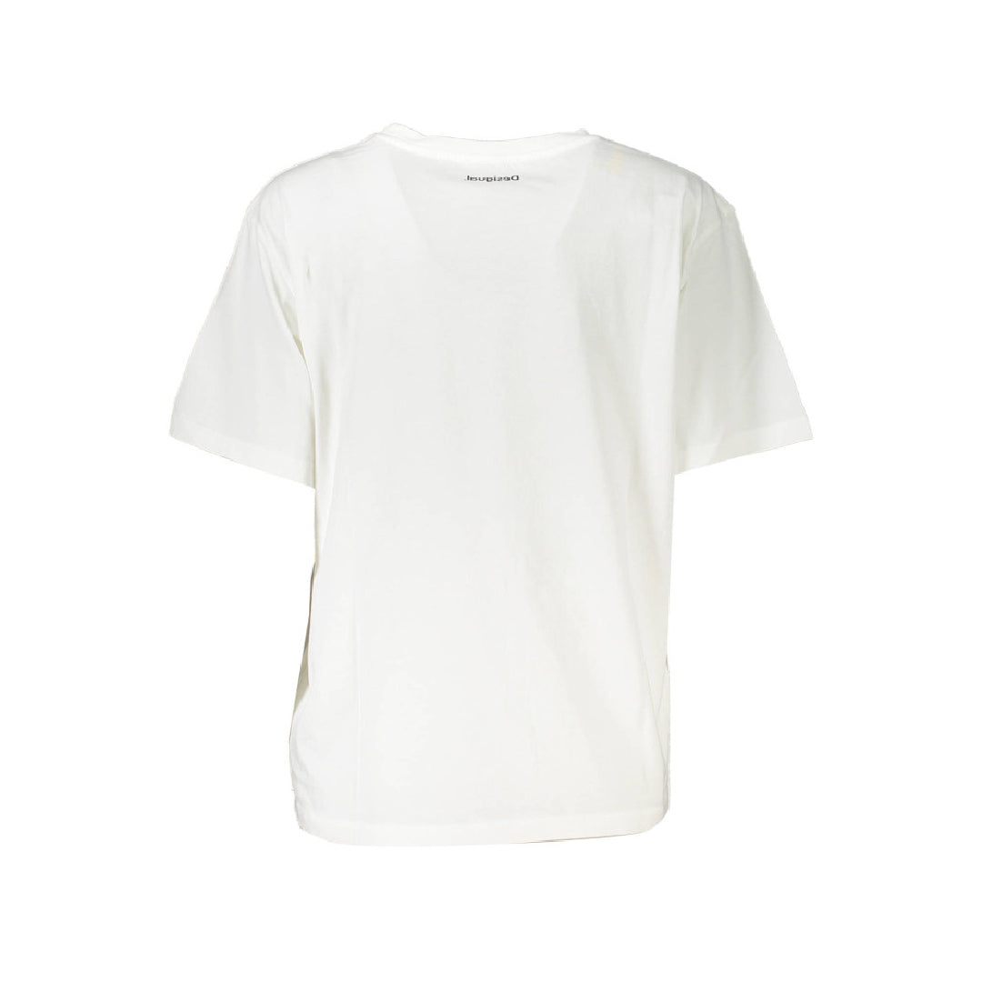 Handpicked - Desigual Women White T-shirt - Lebanon