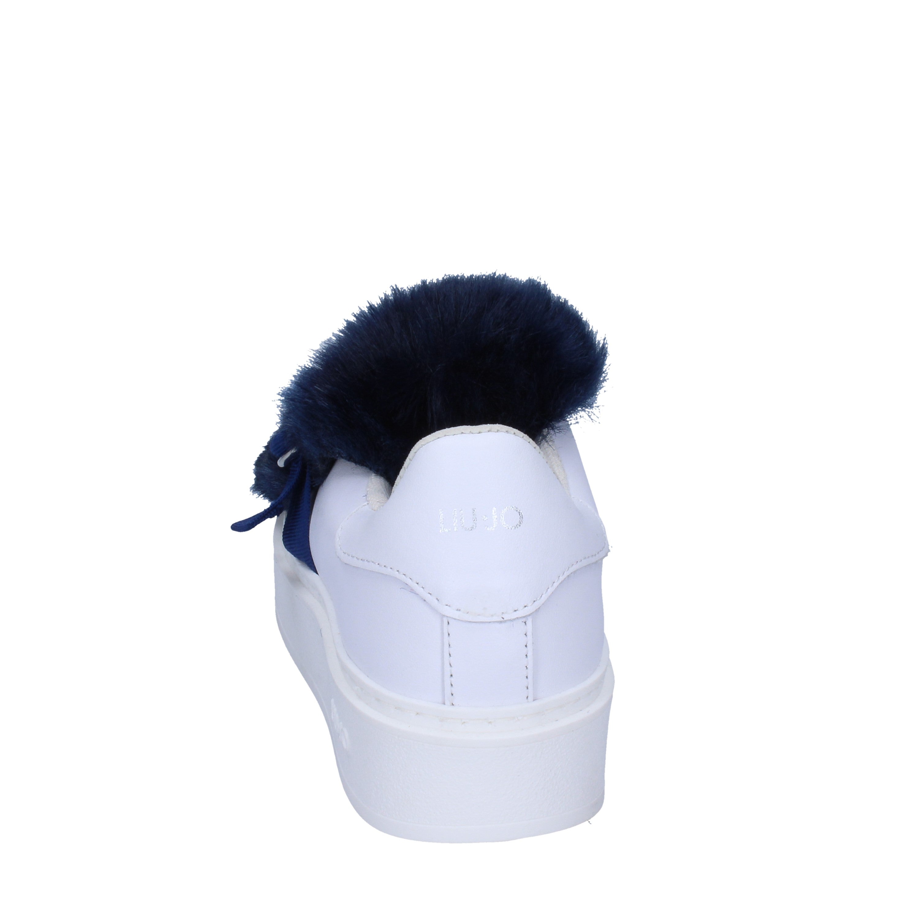 SNEAKERS WHITE LEATHER BLUE FUR - Liu.Jo - Handpicked - Lebanon