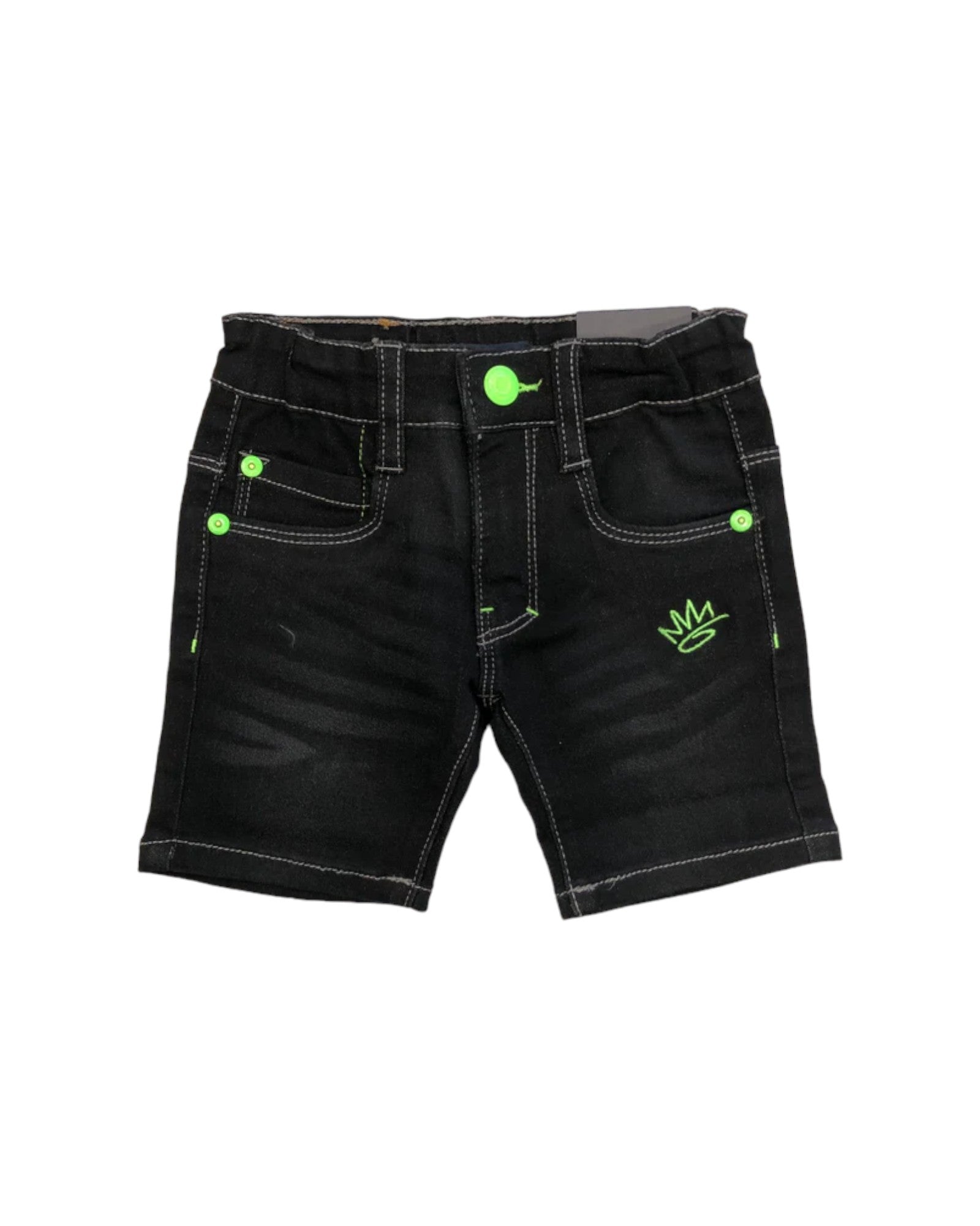  Black Denim Shorts-BlueSeven-HandPicked-Lebanon-Outlet