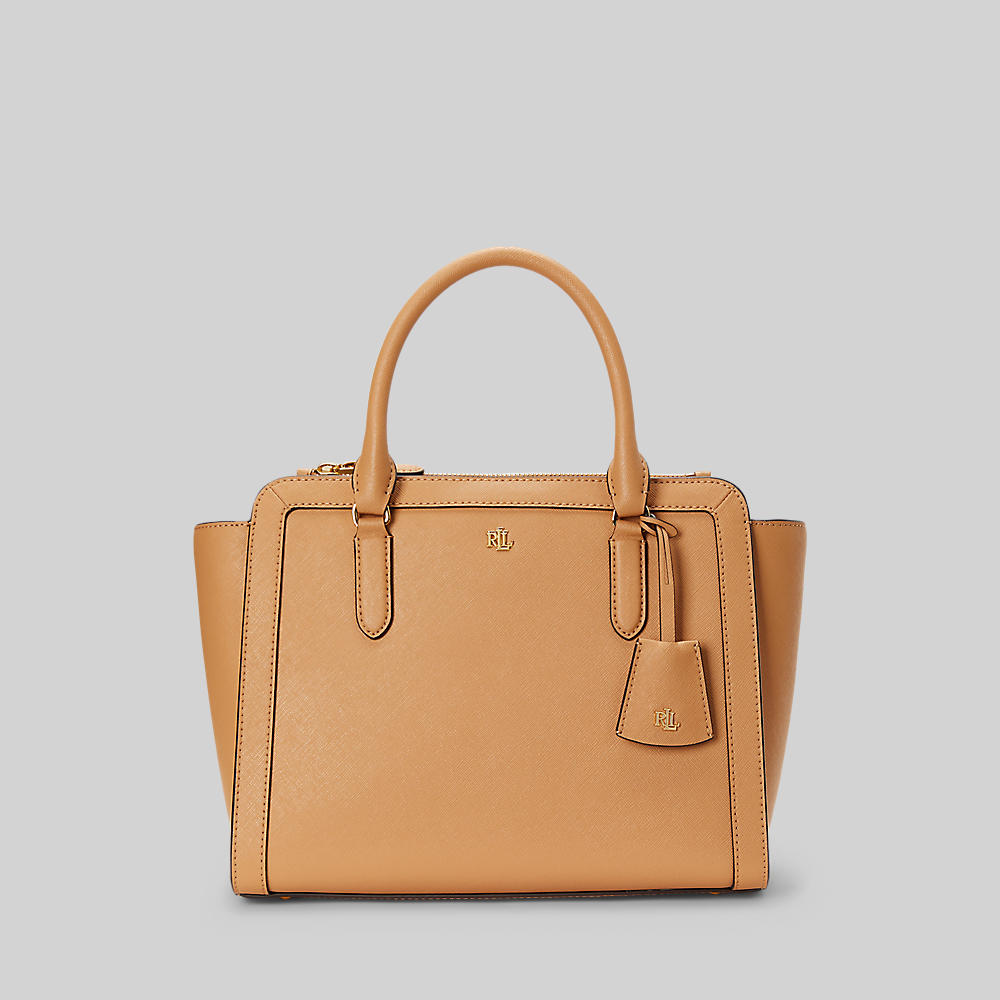 Brooke Large Crosshatch Leather Satchel