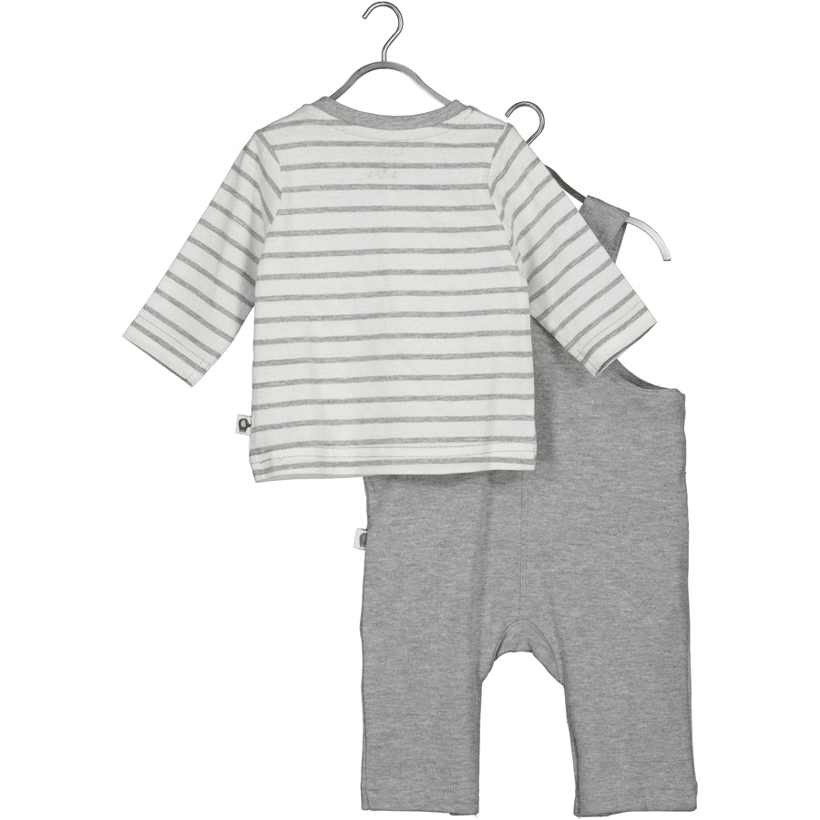 Pack of 2 overalls + t-shirt