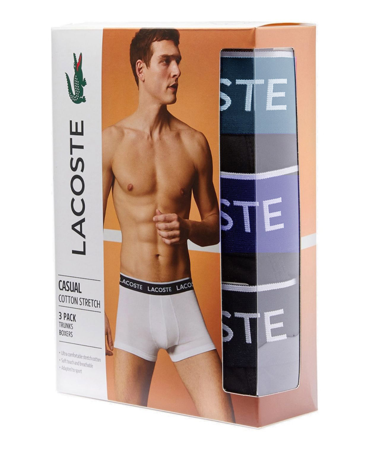 Handpicked - Lacoste Trio Casual Stretch Boxer - Lebanon