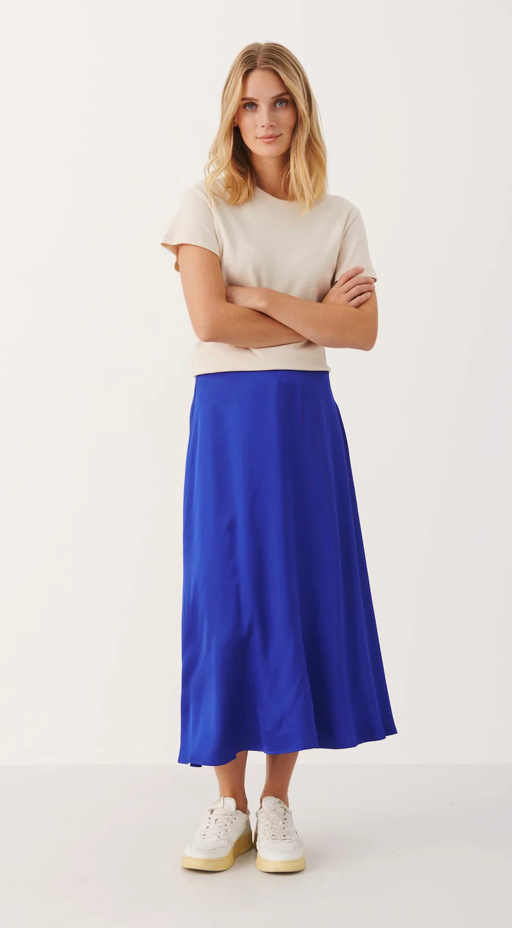 Handpicked - Part Two Long Satin Skirt - Lebanon