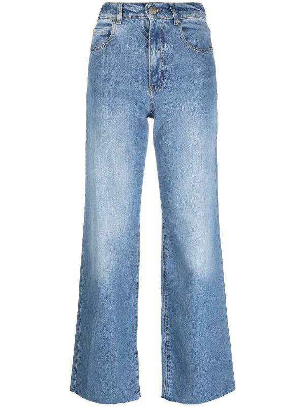 Wide Leg Pinko Denim Jeans-HandPicked-Lebanon