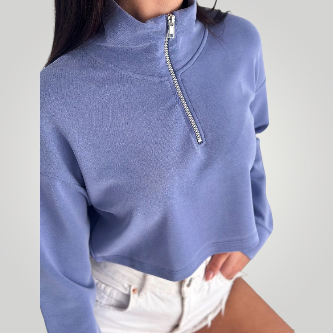 Modal Long Sleeve Crop