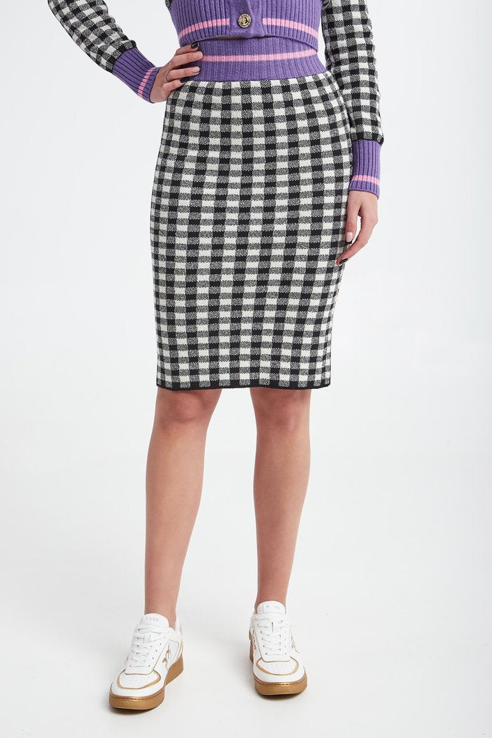 Slim Fit Midi Skirt