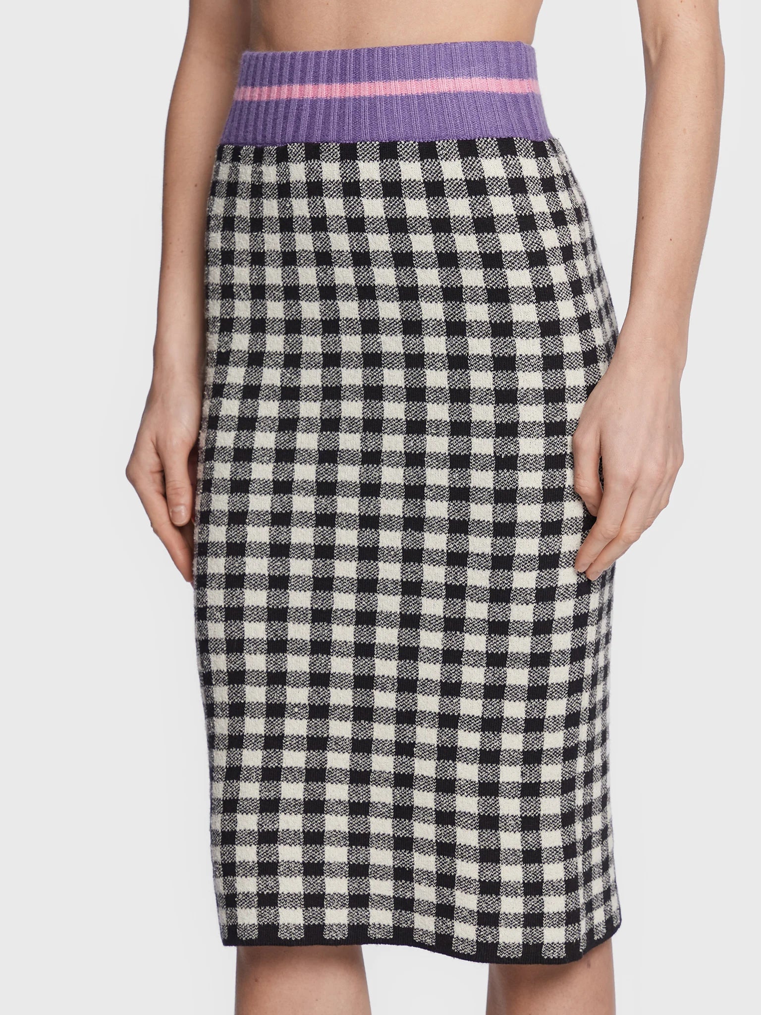 Slim Fit Midi Skirt