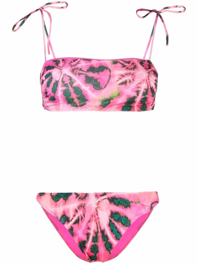 Tie Dye Print Bikini