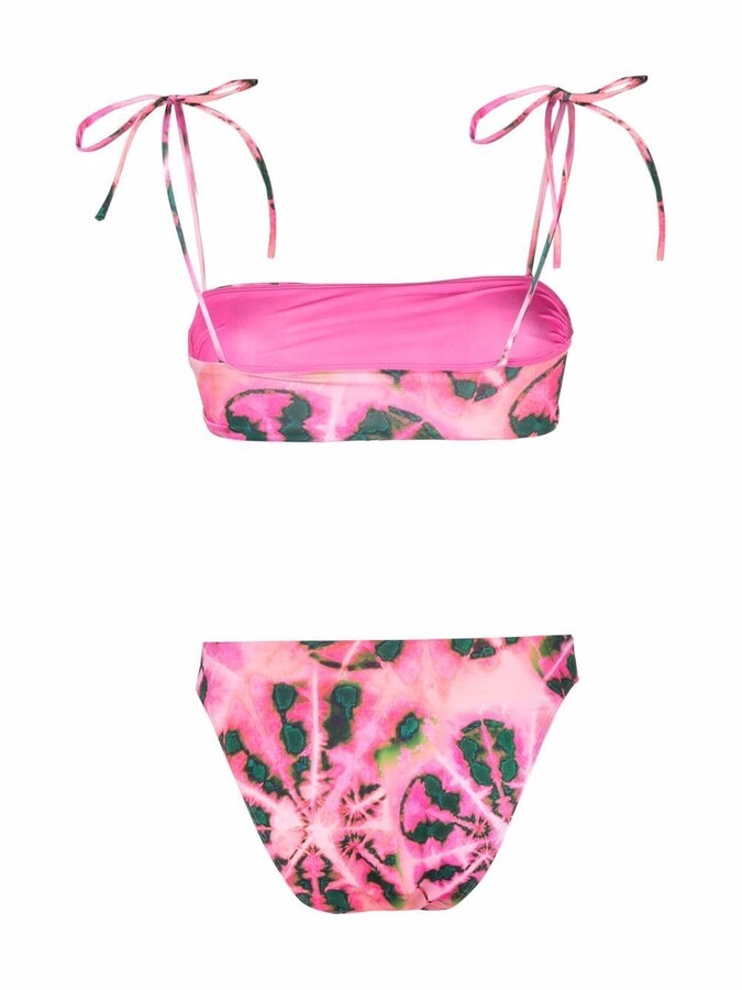 Tie Dye Print Bikini